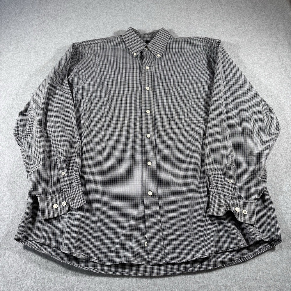 Eddie Bauer Men's Shirt Long Sleeve Button Up 100% Cotton Size Large